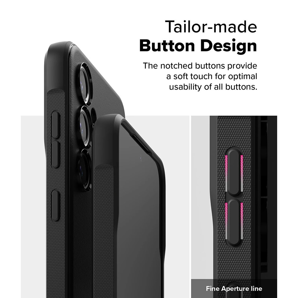 Husa pentru Samsung Galaxy S24 FE, din TPU, Ringke, Culoare Negru