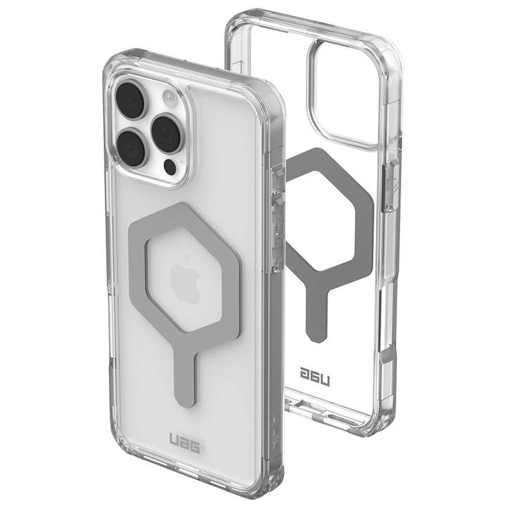 Husa Protectie pentru iPhone 16 Pro Max, P80, Lexgard, Ice Argintiu