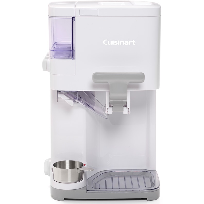 Aparat de inghetata Cuisinart ICE48E, putere 50 W, capacitate de 1.42 L, alb