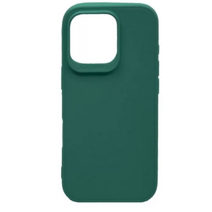 Apple iPhone 16 Pro Max készülékkel kompatibilis tok, Slim Mat, zöld, atlasz