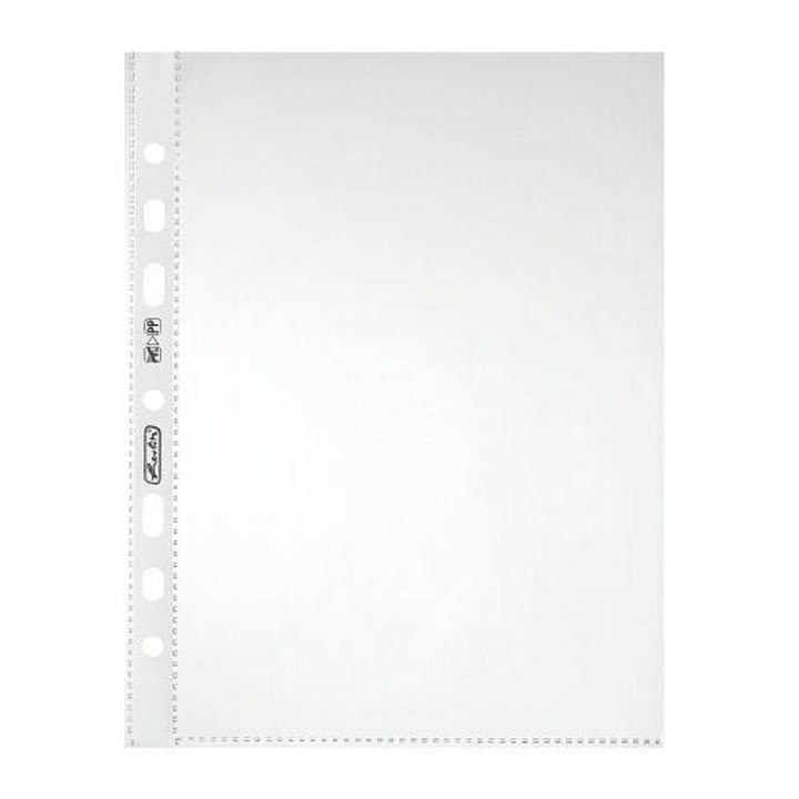 Folii de protectie Herlitz, A5, lucioase, 25 buc