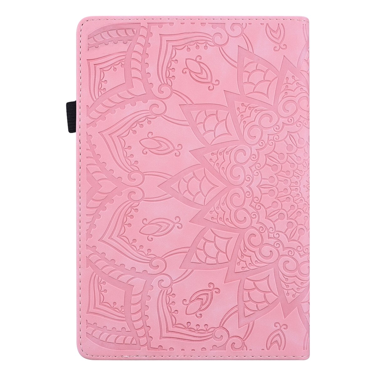 Husa tableta pentru Amazon Kindle Paperwhite 12th 2024, piele texturata de vitel, tip carte cu inchidere magnetica, roz