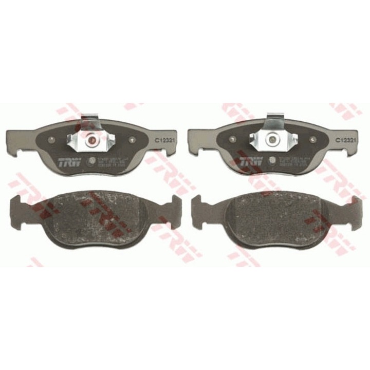 Fékbetét készlet, TRW, Tárcsafékek, GDB1339, Szürke