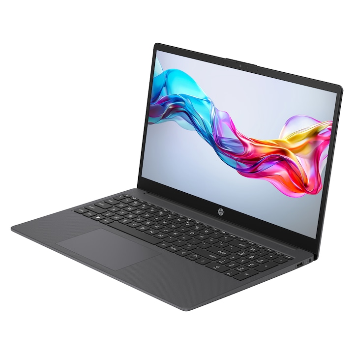 Лаптоп HP 15-fd0005nu, BK2W9EA.250SSD, 15.6", Intel Core i5-1334U processor (10-ядрен), Intel Iris Xe Graphics, 16 GB 3200MHz (2x8GB) DDR4, Сив