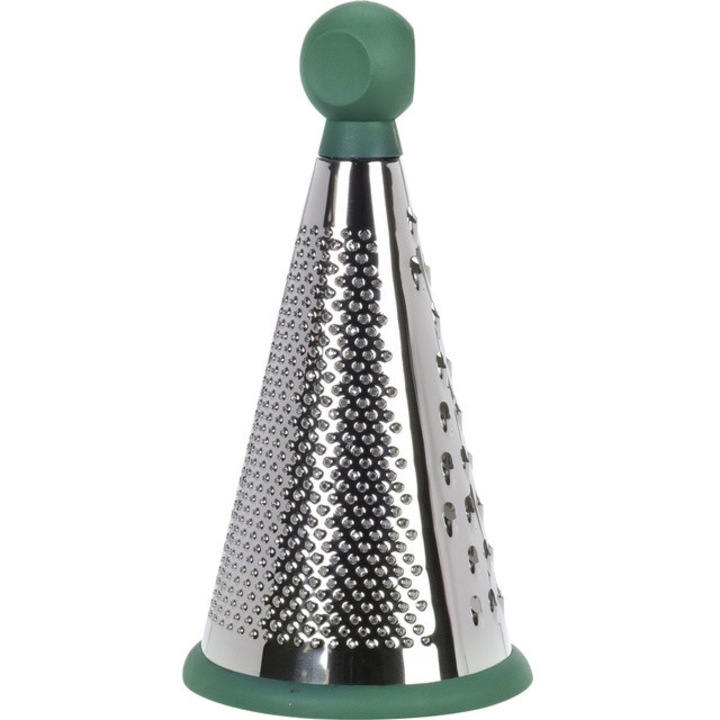 Razatoare sub forma de con din otel inoxidabil - verde inchis
