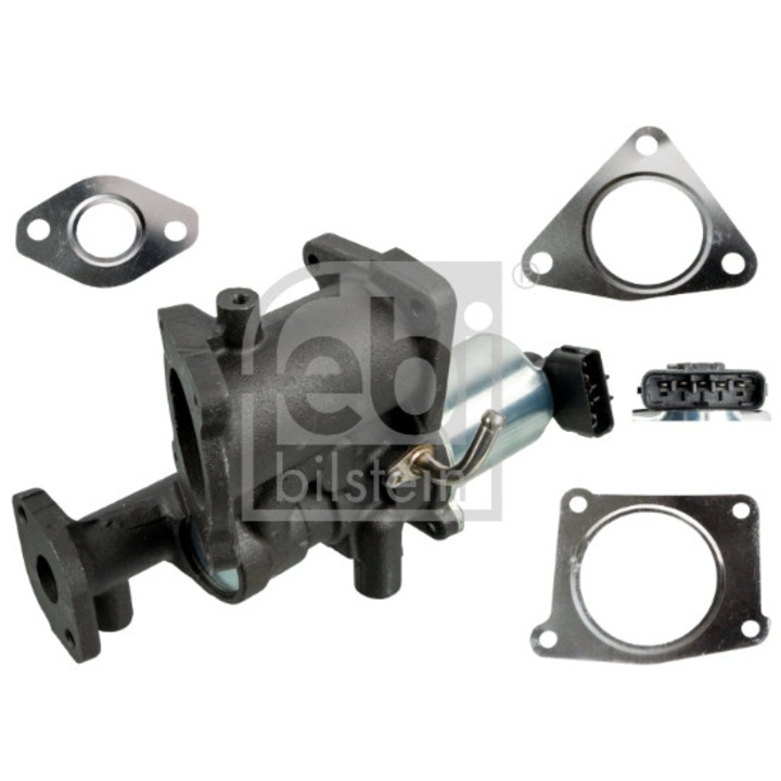 EGR szelep FEBI BILSTEIN 176475, 5 csatlakozó, 2,993 kg