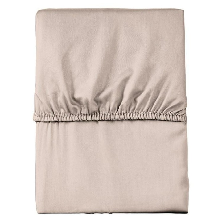 Cearceaf de pat, Detexpol, 120x200cm, bej, poliester/microfibra