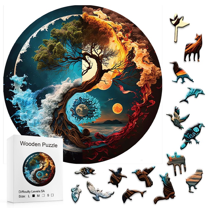 Образователен пъзел, 180 части, многоцветен, 28,5x28,5 см, за тийнейджъри и възрастни