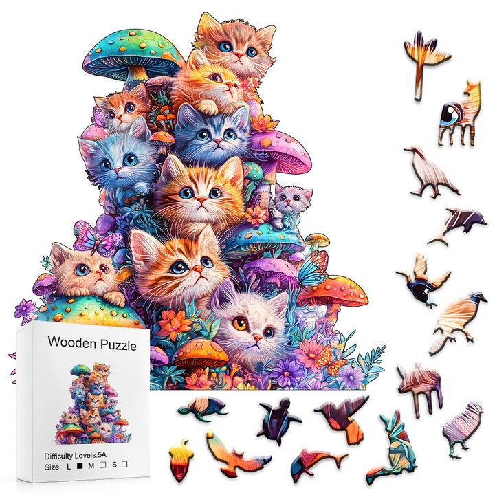 Образователен пъзел, 180 части, многоцветен, 28,5x28,5 см, за тийнейджъри и възрастни