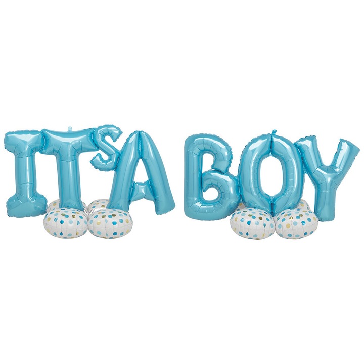 AirLoonz Decor Kit Baloane Folie It's a Boy 4448811