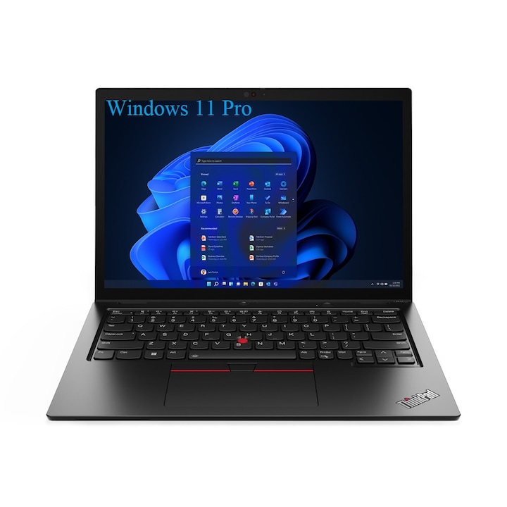 Лаптоп 2 in 1 Lenovo ThinkPad L13 Yoga Gen 4 (Intel), 13.3" WUXGA 1920x1200 IPS Touch Screen 300nits, Intel Core i5-1335U 10-core, 16 GB DDR5, 256 GB SSD m2 PCIe, Intel Iris Xe Graphics, Windows 11 Pro, Aluminium Case 1.32 kg Thunder Black