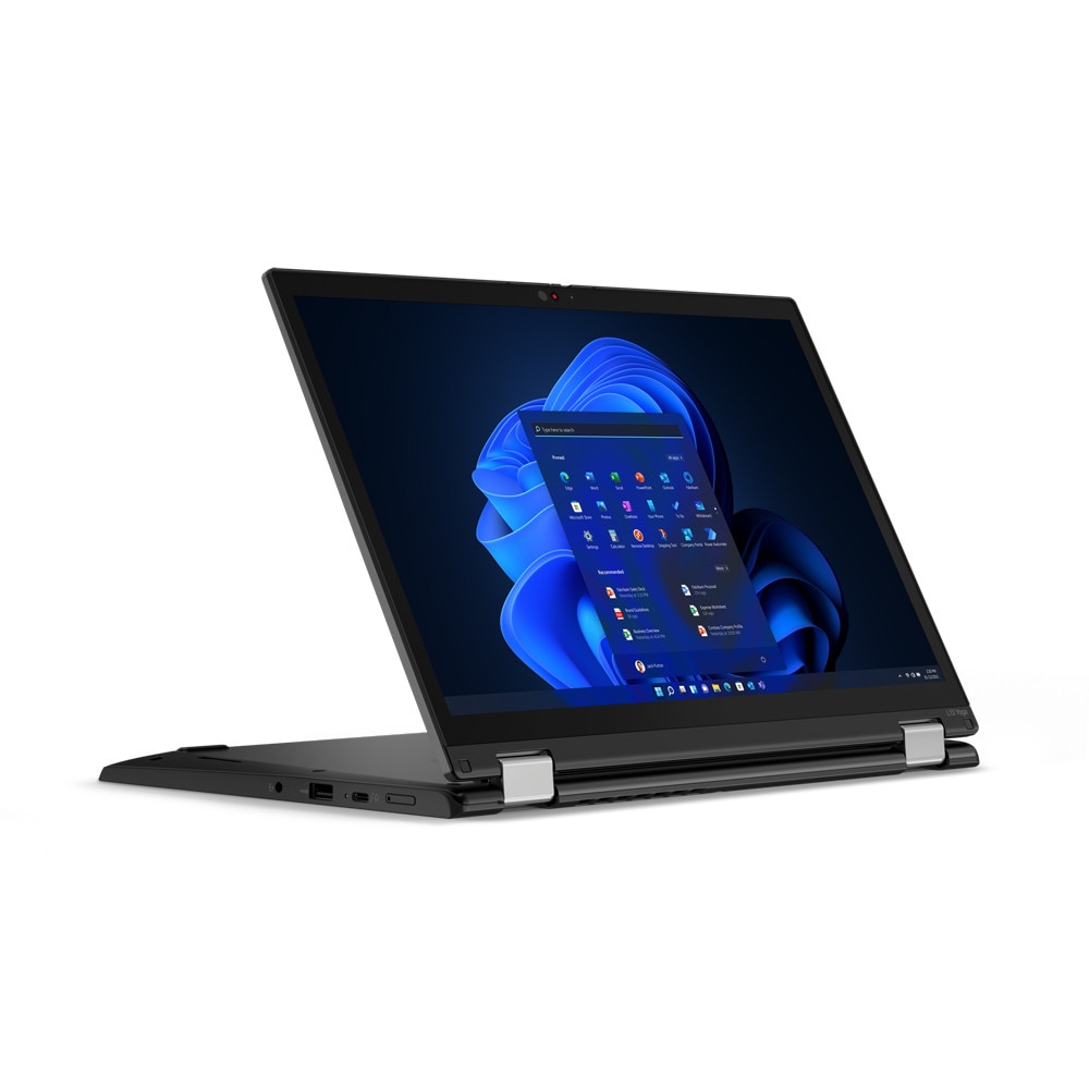 Laptop 2 in 1 Lenovo ThinkPad L13 Yoga Gen 3 (Intel), 13.3" WUXGA 1920x1200 IPS Touch Screen 300nits, Intel Core i5-1235U 10-core, 16 GB DDR4, 2TB SSD m2 PCIe, Intel Iris Xe Graphics, Windows 11 Pro, Aluminium Case 1.32 kg Thunder Black
