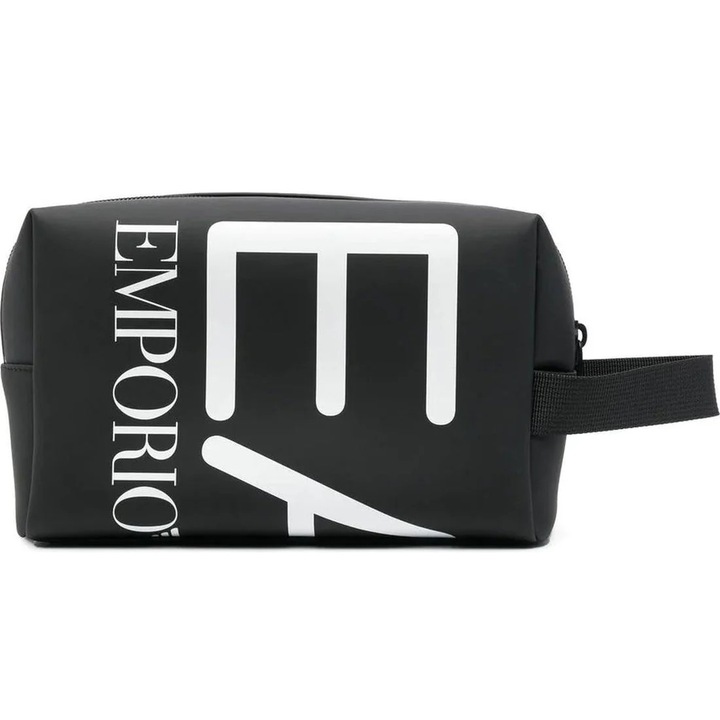 Piperetáska, EA7, Boríték, Fekete, Uniszex, Cipzár