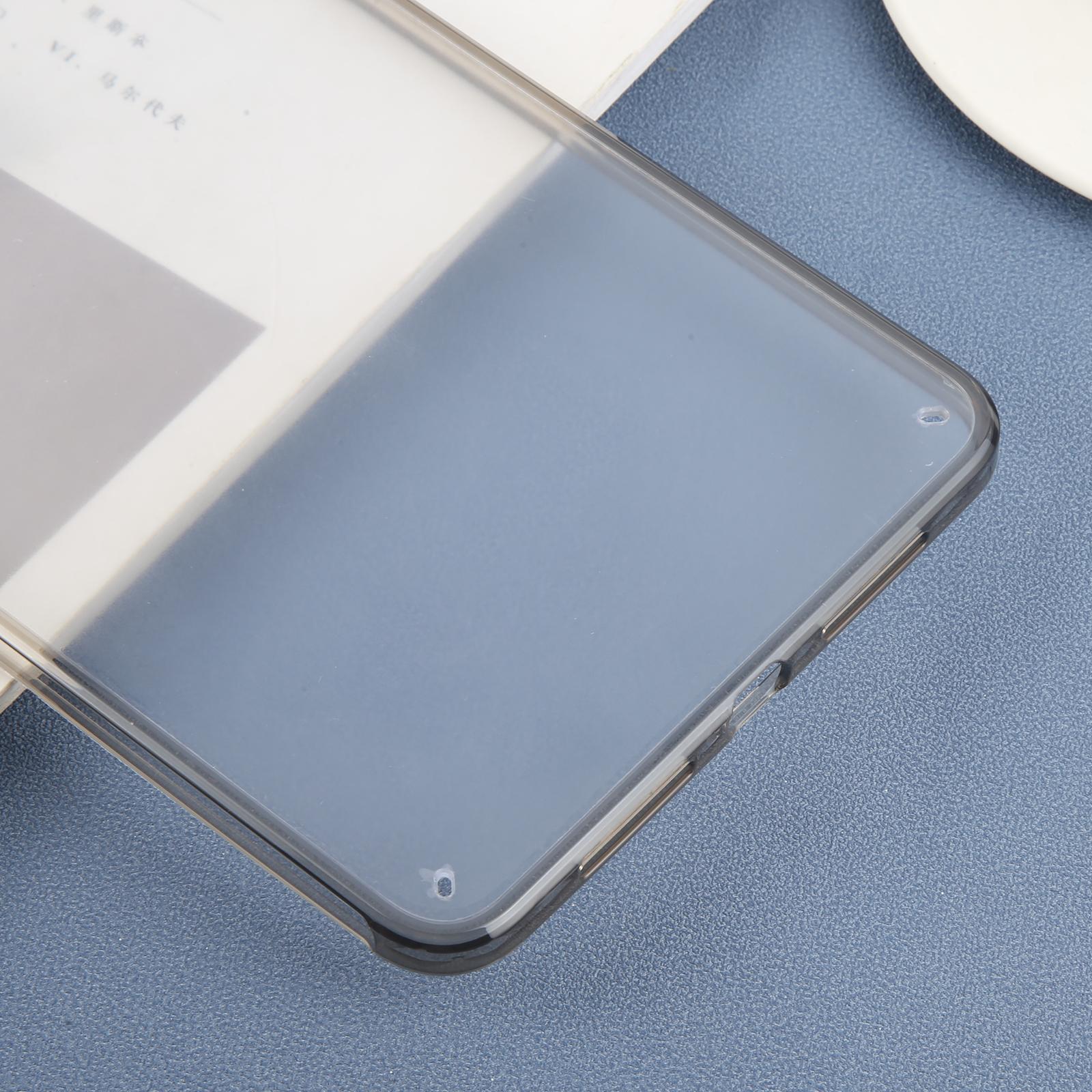 Husa tableta pentru iPad mini 2024 / mini 6, hibrid TPU acril transparent, carcasa neagra