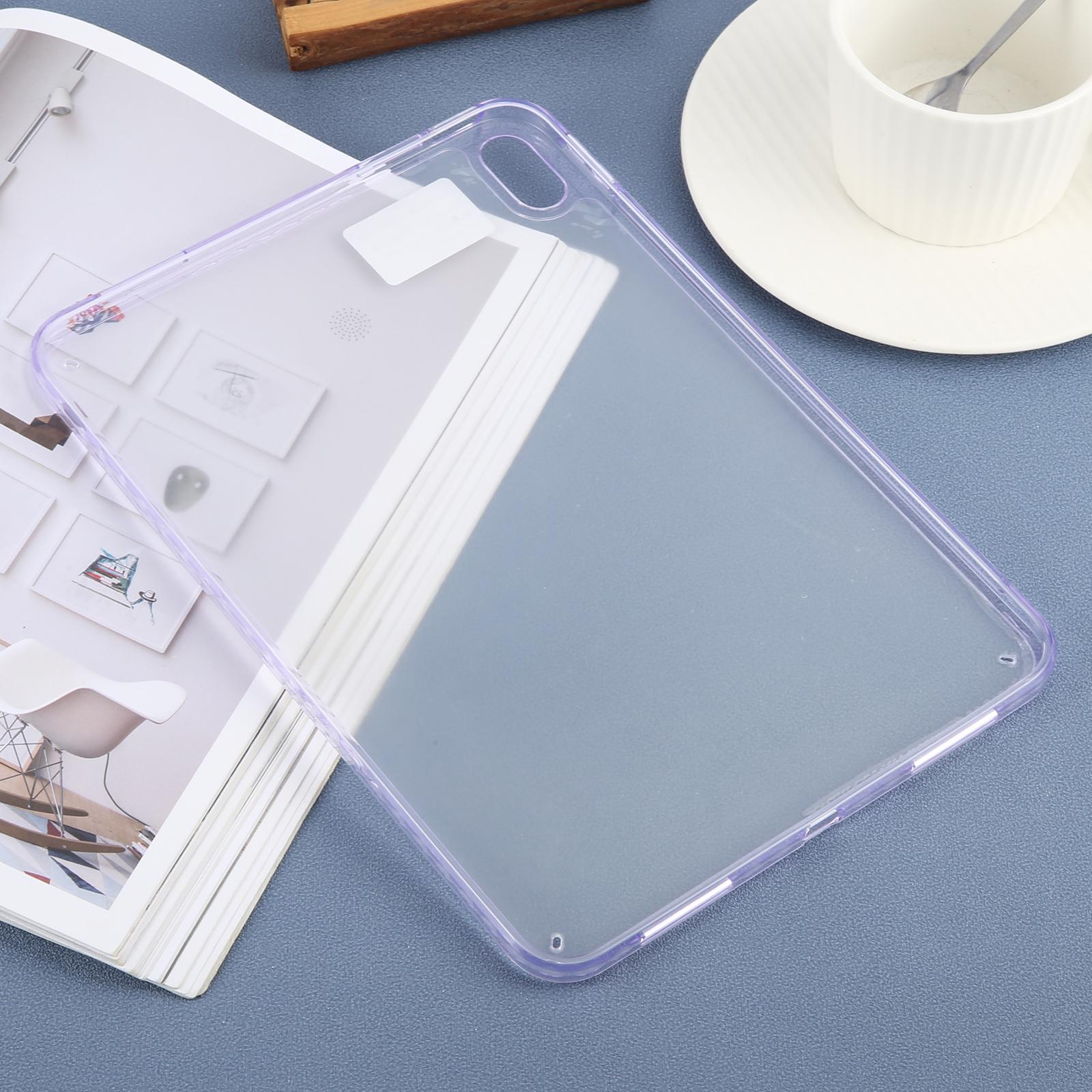Husa tableta pentru iPad 2025 / 2022, hibrid TPU cu acril transparent, Taro Purple