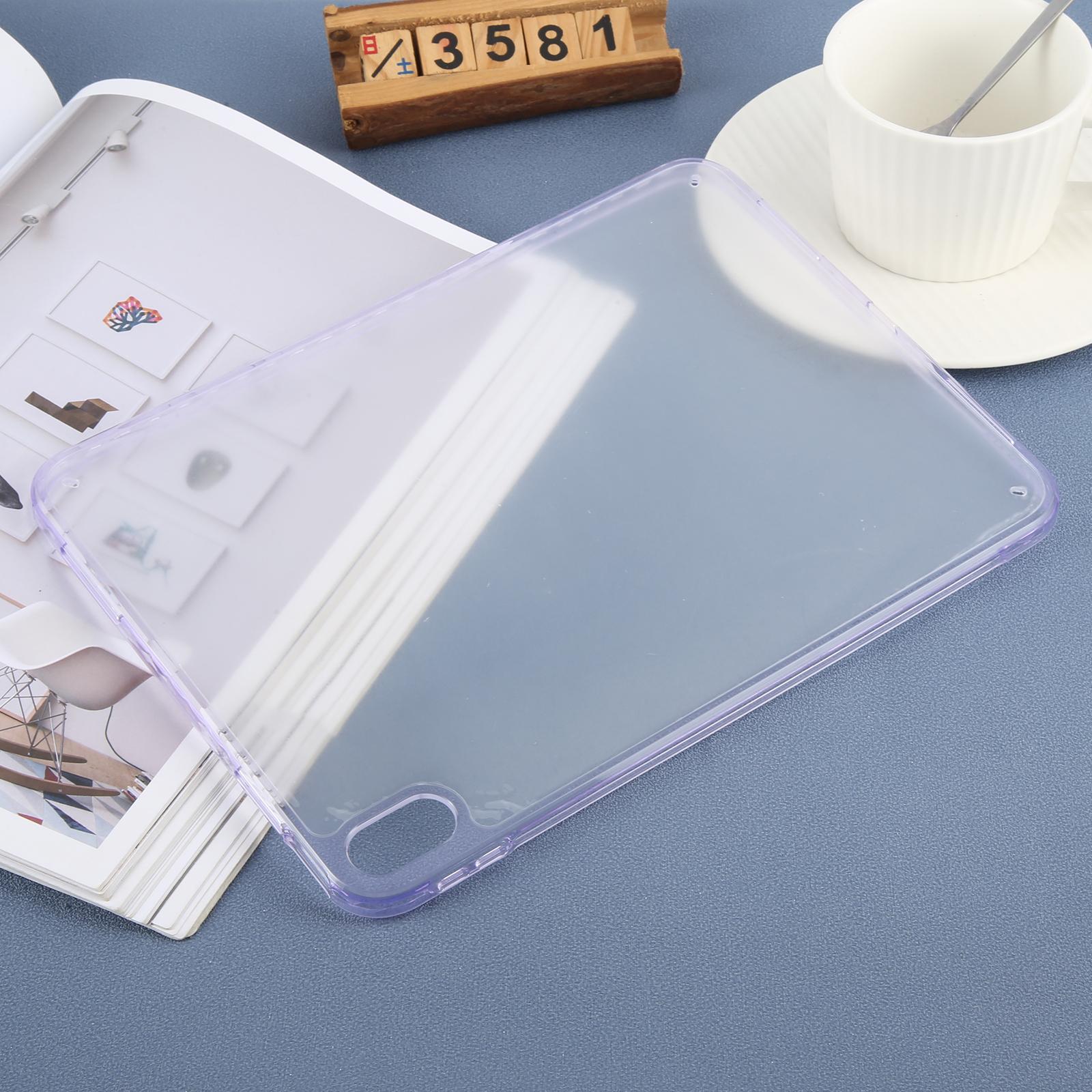 Husa tableta pentru iPad 2025 / 2022, hibrid TPU cu acril transparent, Taro Purple