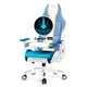 Scaun gaming Diablo V-Basic, ergonomic, reglabil, culoare albastru aqua, capacitate 140 kg