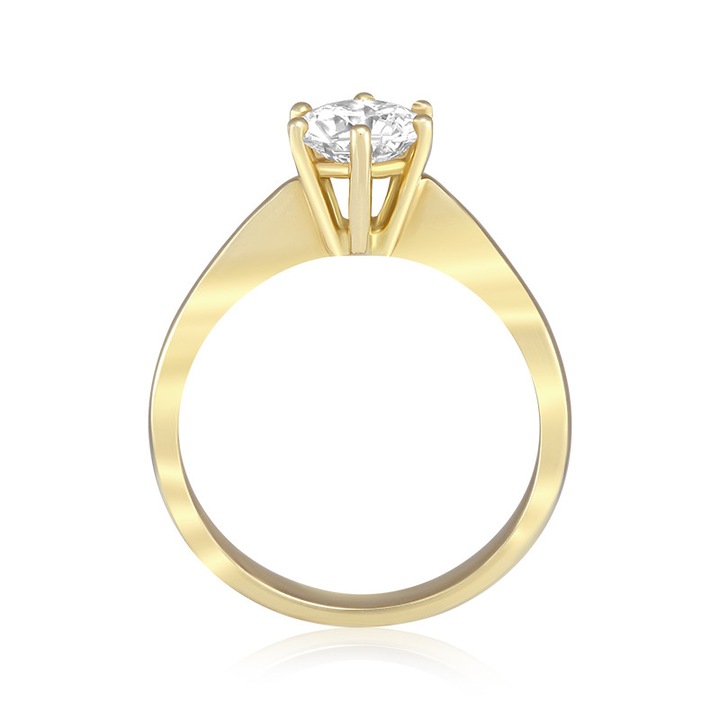 Inel Logodna Aur 18k Diamant IGI BLANCO'S, RDN.SABA.AS12.1-Y54, Marime 54
