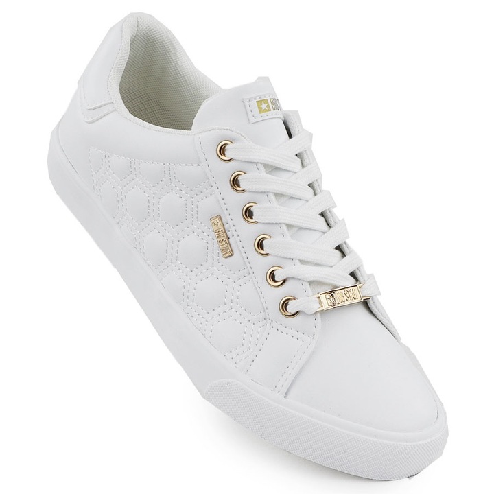Pantofi sport pentru femei, Big Star, BM222343, alb, Alb