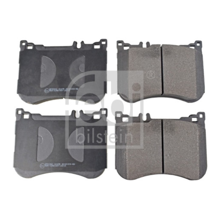 Комплект спирачни накладки, FEBI BILSTEIN, ECE R90, 132.1x97.4x17.98мм
