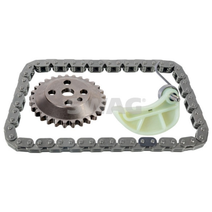Комплект верига, маслена помпа, SWAG, 54 звена, 0.213 кг