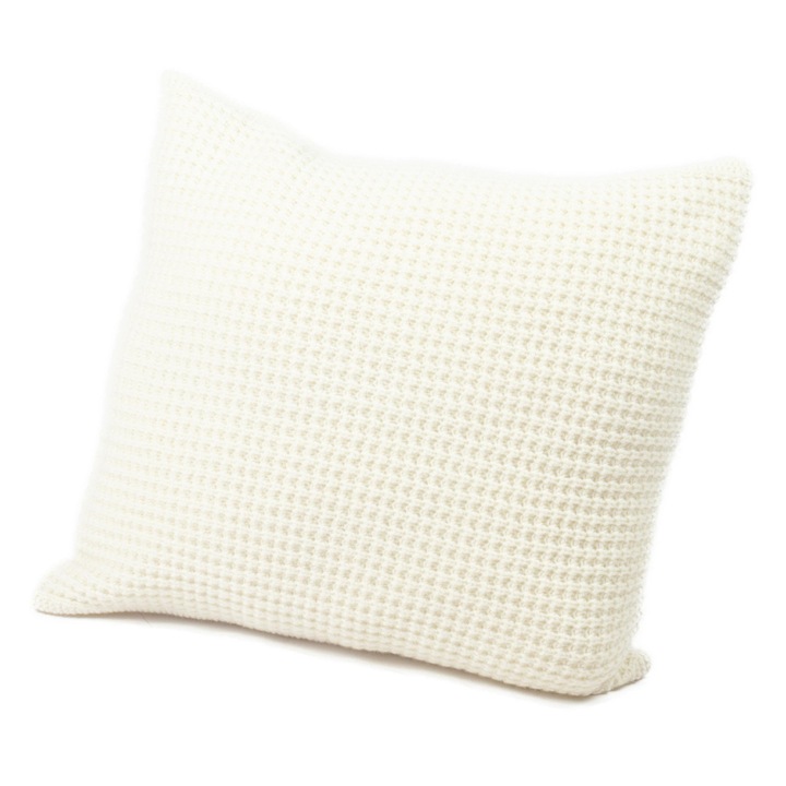 Perna Kampol EMMA, lana merinos, 45x45cm, natural
