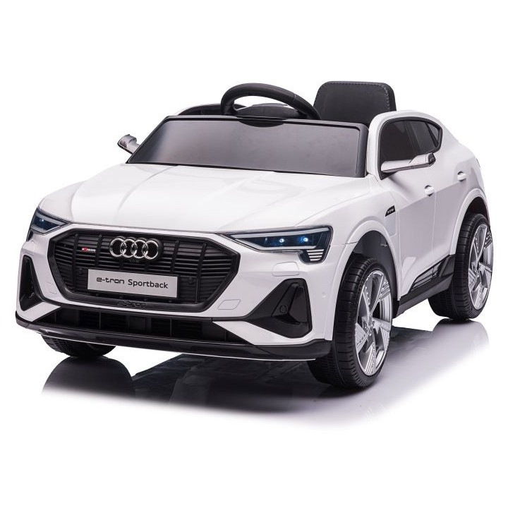 Електрическа кола за деца, Len, Audi, черно/бяло, 110x58x37 см