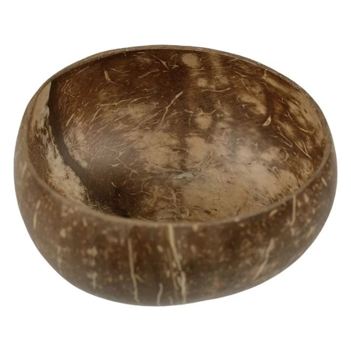Kókuszos kókuszdió tál, 100% természetes, átmérő 14cm, barna