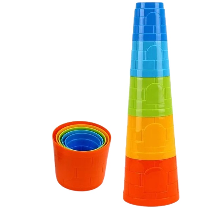 Детска пирамида, Tres, многоцветна