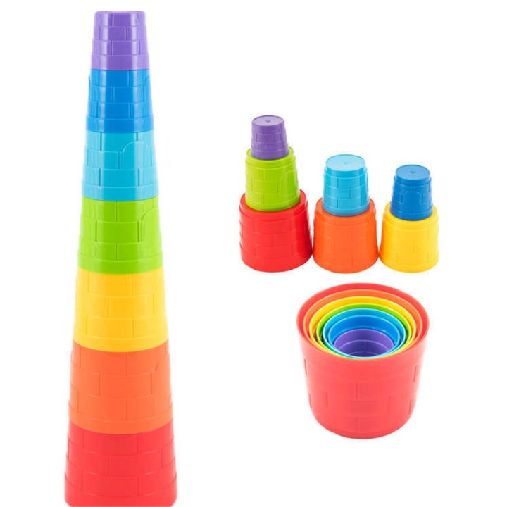 Детска пирамида, Tres, многоцветна