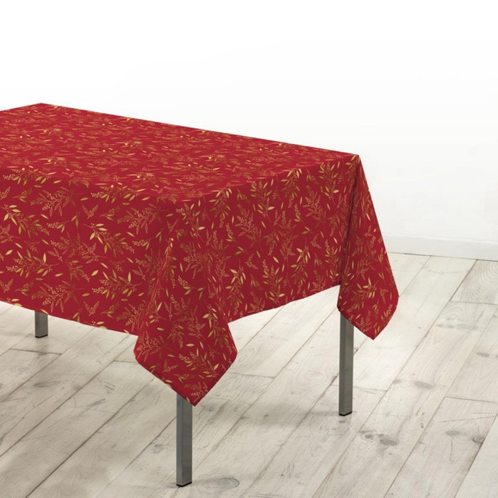 Arany mintás asztalterítő, 140 x 240 cm, NAELLE