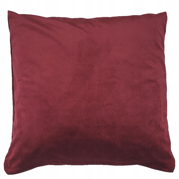 Perna decorative, Family Meble, Fata de perna 100% poliester, Umplutura din spuma, Decorativ, Fata de perna detasabila, Dimensiuni 45 x 45 cm, Rosu