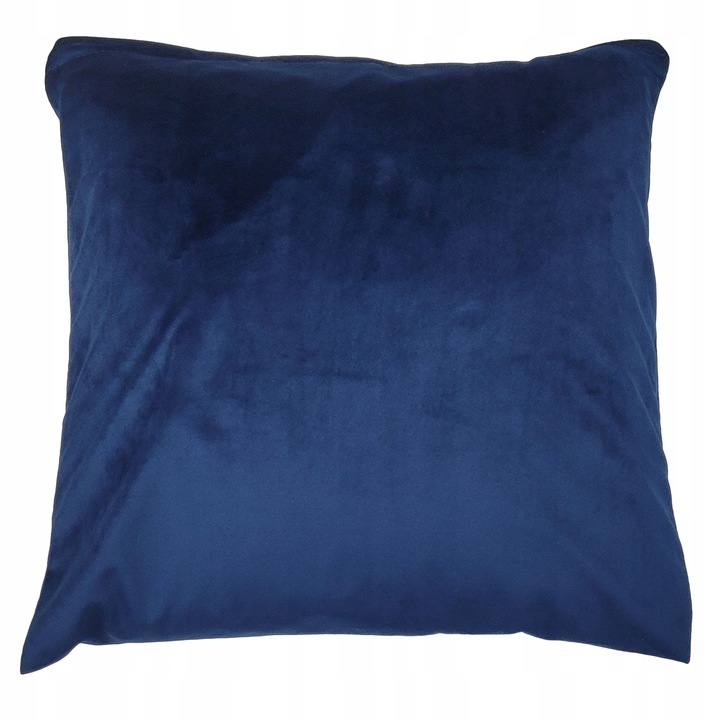 Perna decorative, Family Meble, Fata de perna 100% poliester, Umplutura din spuma, Decorativ, Fata de perna detasabila, Dimensiuni 45 x 45 cm, Albastru marin