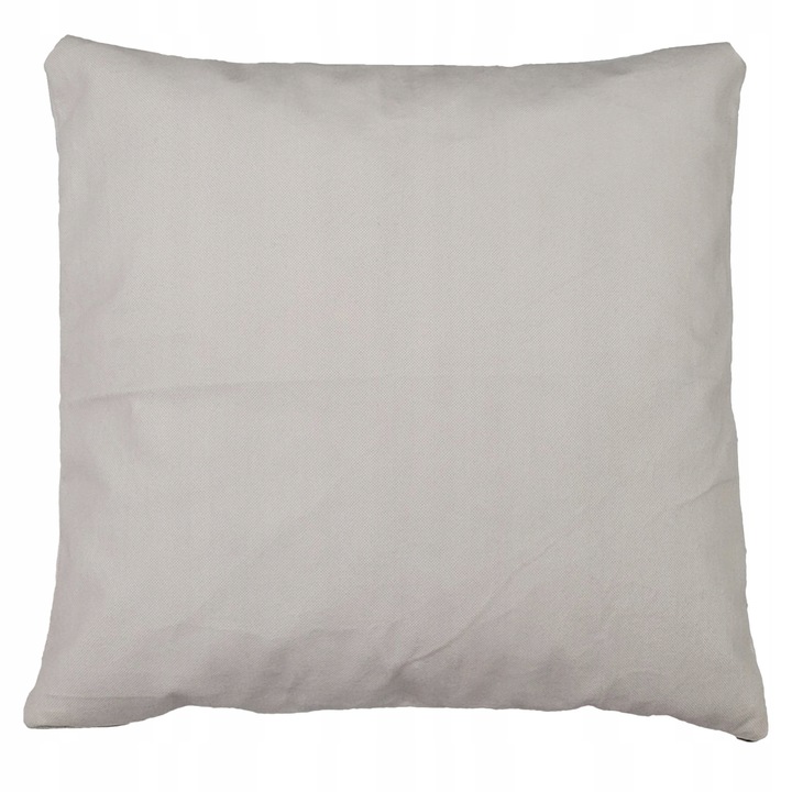 Perna decorative, Family Meble, Fata de perna 100% poliester, Umplutura din spuma, Decorativ, Fata de perna detasabila, Dimensiuni 45 x 45 cm, Alb