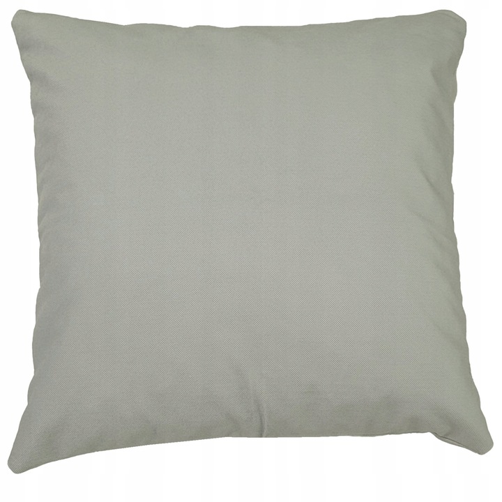 Perna decorative, Family Meble, Fata de perna 100% poliester, Umplutura din spuma, Decorativ, Fata de perna detasabila, Dimensiuni 45 x 45 cm, Gri melange