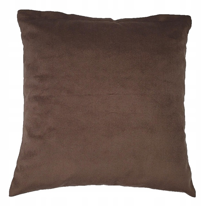 Perna decorative, Family Meble, Fata de perna 100% poliester, Umplutura din spuma, Decorativ, Fata de perna detasabila, Dimensiuni 45 x 45 cm, Maro