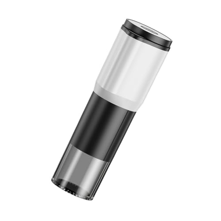 Преносима електрическа кафемелачка с USB зареждане, капацитет 30 г, батерия 1300 mAh, бутон за включване/изключване, купа за смляно кафе, компактен дизайн за бърза и ефикасна употреба