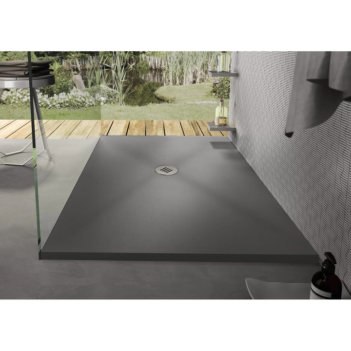 Cada dus model SAHARA 80x100 Mineral Compozit GRI