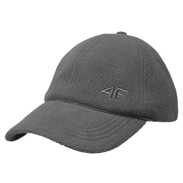 Férfi sapka 4F, poliészter, fekete, M Standard