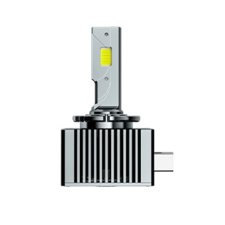 M15 Canbus LED autóizzó készlet D3S foglalattal, 130W, 12000LM, 6000K, Plug and Play, IP67, eredeti HID kompatibilis, ideális BMW, Audi, Toyota, Skoda, VW és más kompatibilis foglalatú modellekhez