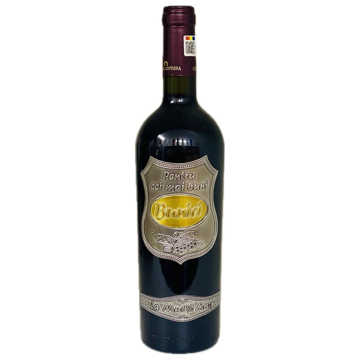 Sticla cu vin, Pentru cei mai bun Bunici, 750 ml