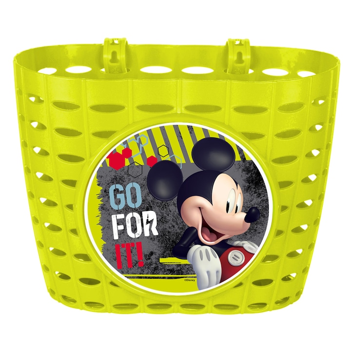 Cos fata biciclete copii, Disney Mickey 20x13x13cm