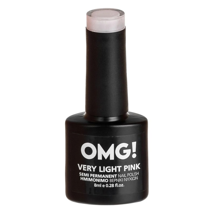 Oja de Unghii Semipermanenta Roz Deschis - 8ml, AZ