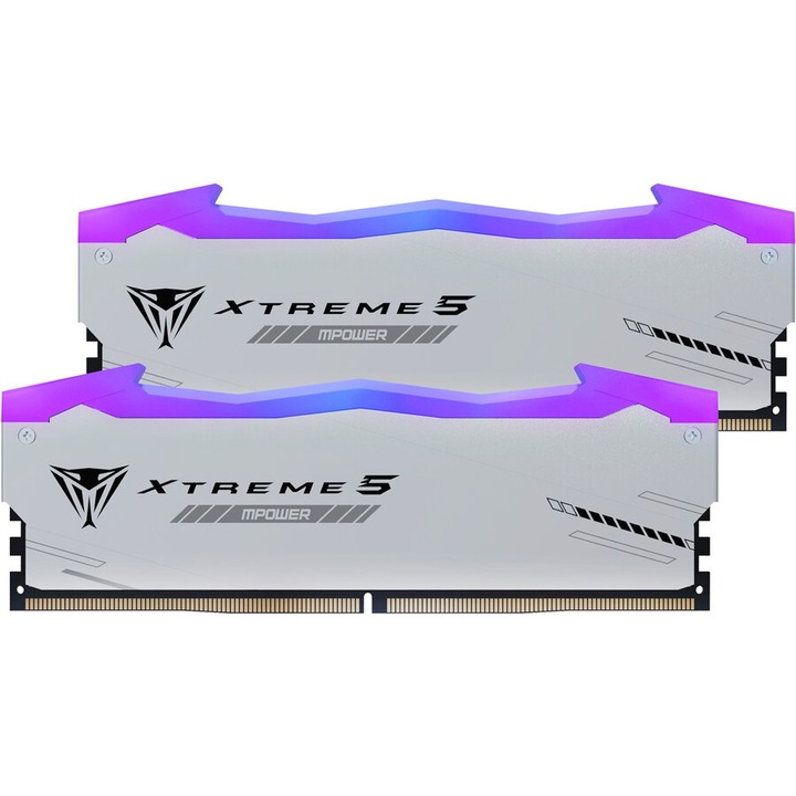 Memorie RAM Patriot Viper Xtreme 5 MPower RGB, 32GB, 8000, dual kit (2x16GB), negru