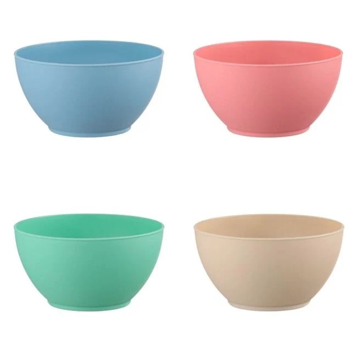 Boluri pentru servire, din plastic, capacitate 750ml, 4buc, multicolor