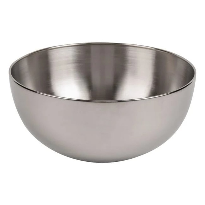 Bol rotund, din metal, capacitate 3.5L, argintiu