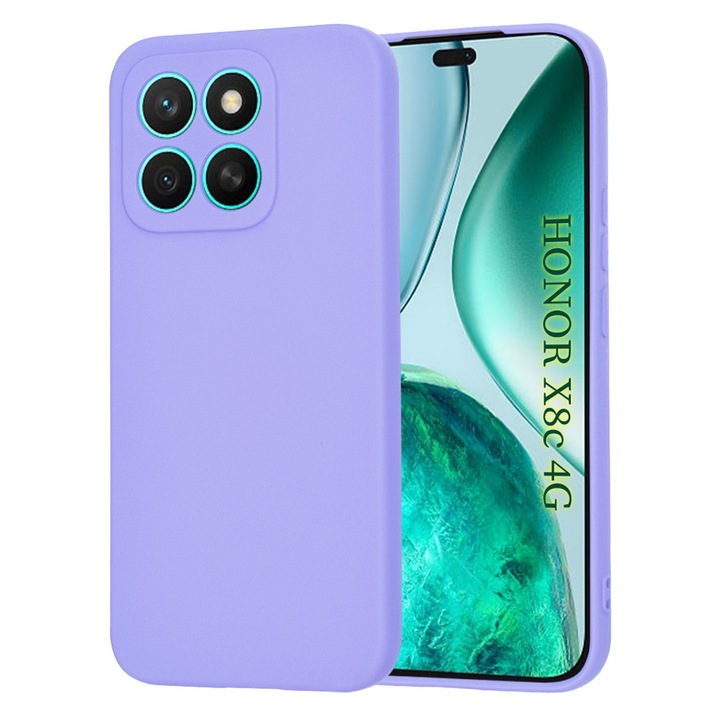 Husa pentru Honor X8c silicone case light purple