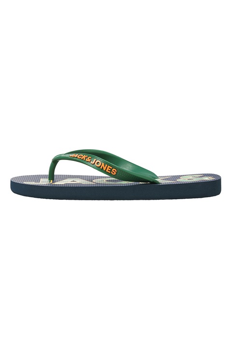 Jack & Jones, Flip-flop papucs logóval, Zöld