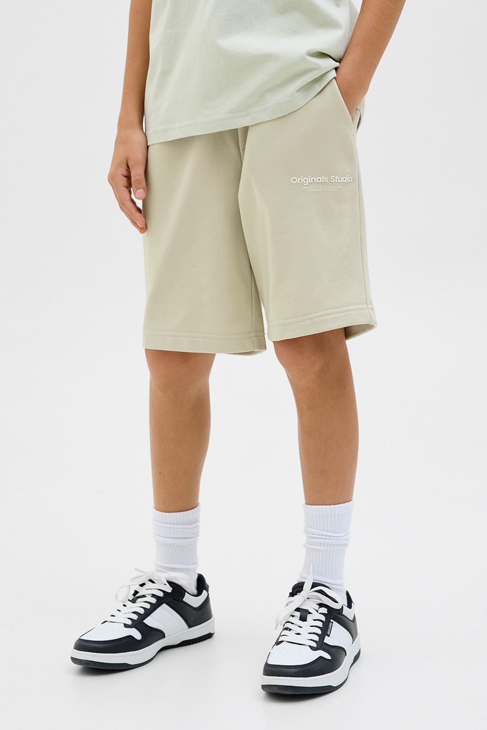 DeFacto, Set de pantaloni scurti din amestec de bumbac - 2 perechi