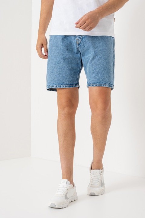 Jack & Jones, Blugi scurti regular fit, Albastru pastel